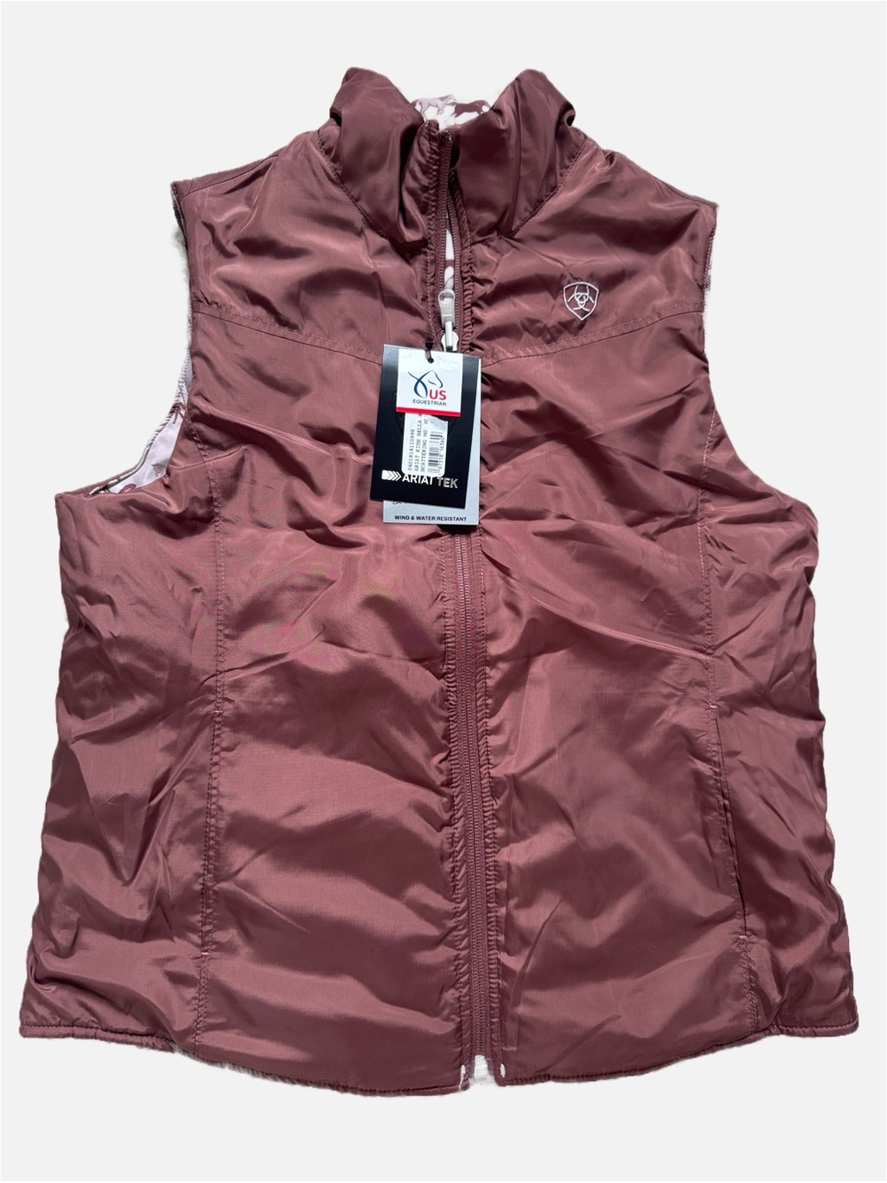 Ariat Bella Reversible Vest Youth XL Wild Ginger Horses Insulated Riding Vest